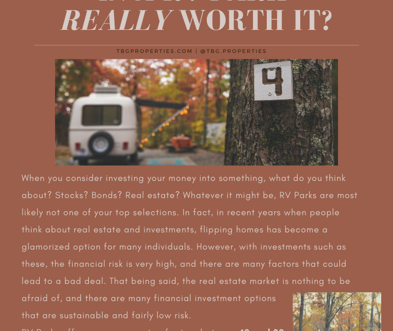 Is Investing in a RV Park Really Worth It?